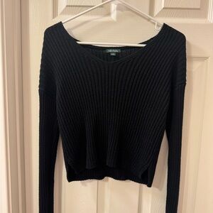 Wild Fable Black Ribbed Top